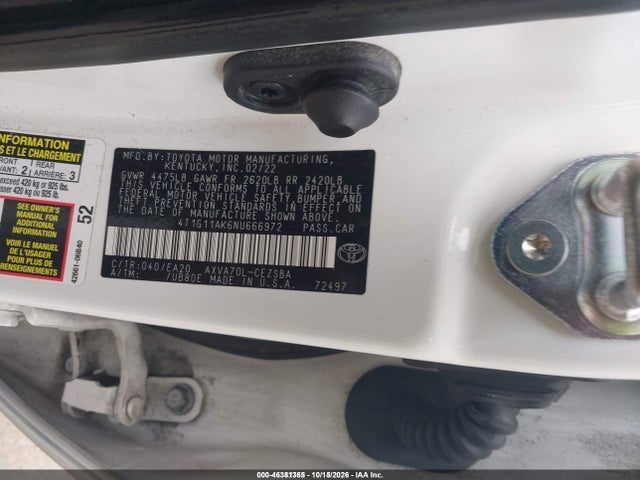 2022 TOYOTA CAMRY SE 9