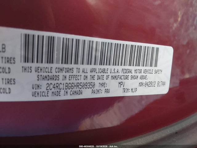 2017 CHRYSLER PACIFICA TOURING-L 9
