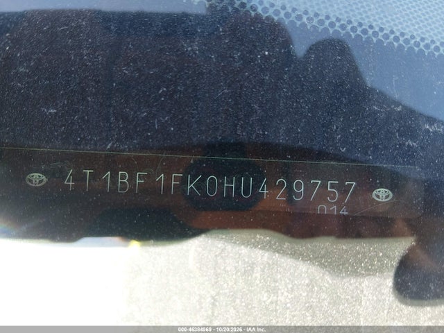 2017 TOYOTA CAMRY SE 9