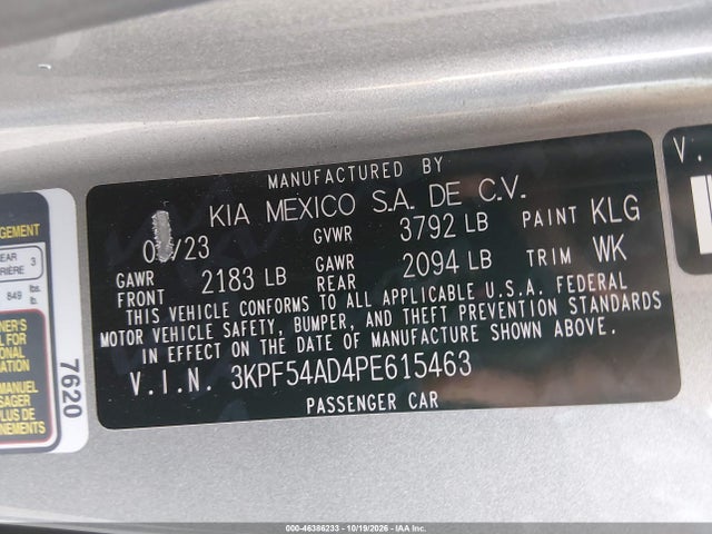 2023 KIA FORTE GT-LINE 9