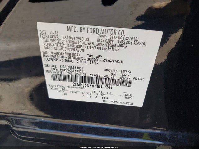 2017 LINCOLN MKT LIVERY 9
