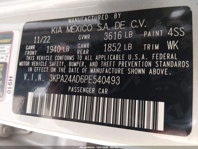 2023 KIA RIO S 9