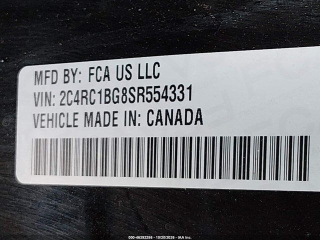 2025 CHRYSLER PACIFICA SELECT 9