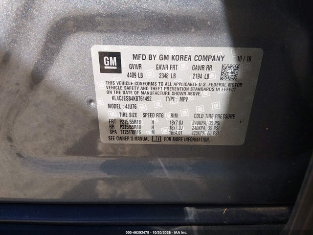 2019 BUICK ENCORE AWD PREFERRED 9
