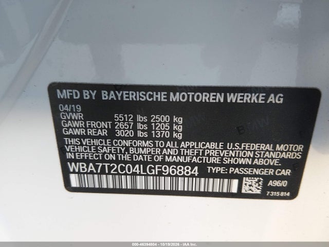 2020 BMW 740I 9