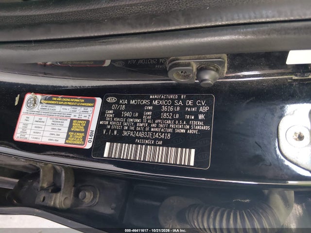 2018 KIA RIO S 9