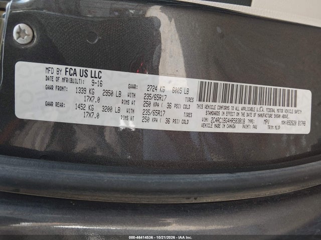 2017 CHRYSLER PACIFICA TOURING-L 9