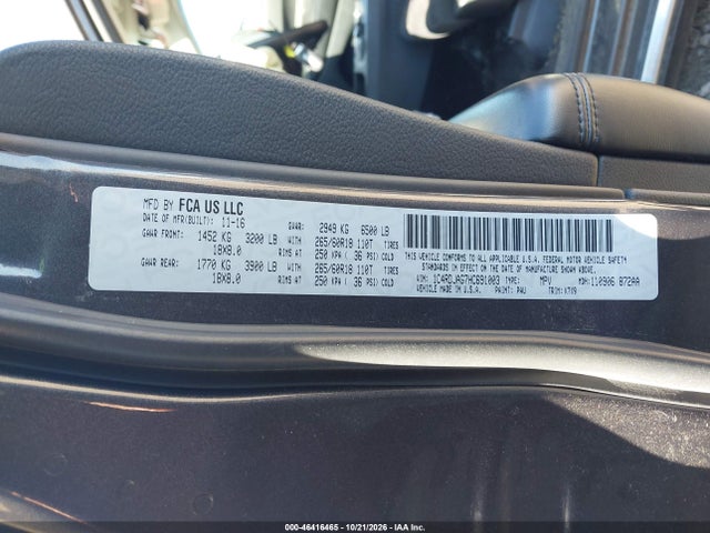 2017 DODGE DURANGO SXT AWD 9