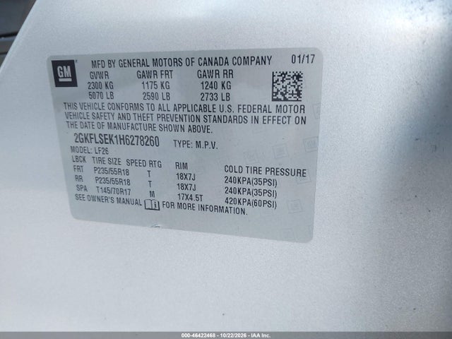 2017 GMC TERRAIN SLE-1 9