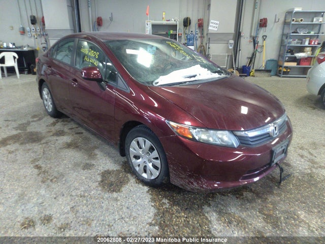 Honda Civic Lx 2012 2HGFB2F45CH047004 main image