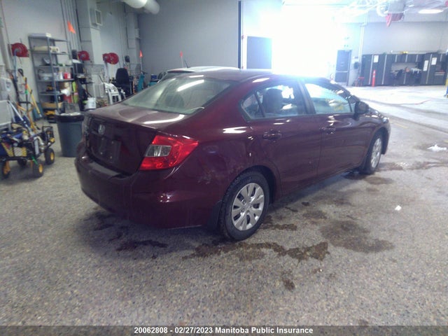 Honda Civic Lx 2012 2HGFB2F45CH047004 Image 5