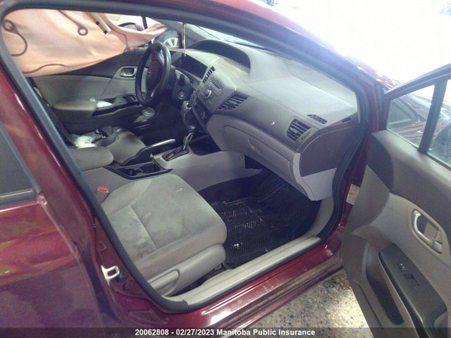 Honda Civic Lx 2012 2HGFB2F45CH047004 Image 6
