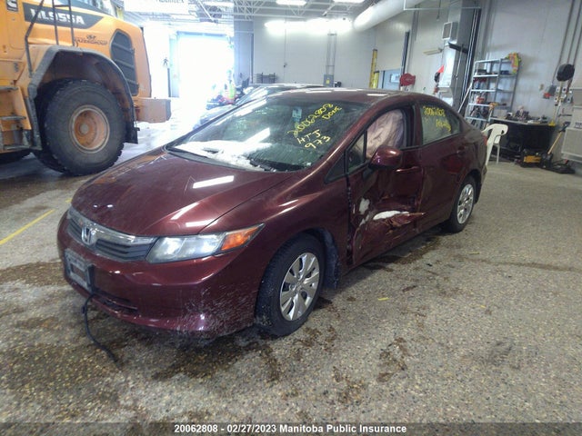Honda Civic Lx 2012 2HGFB2F45CH047004 Image 7