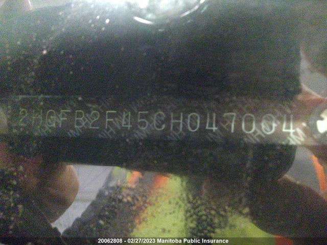Honda Civic Lx 2012 2HGFB2F45CH047004 Image 10