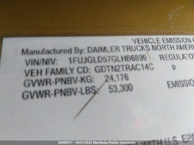 Freightliner Cascadia 2016 1FUJGLD57GLHB6899 Image 9