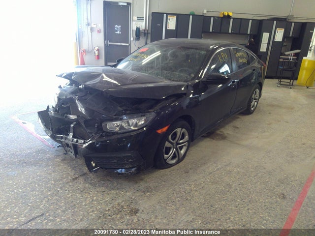 Honda Civic Lx 2018 2HGFC2F54JH014059 Image 2