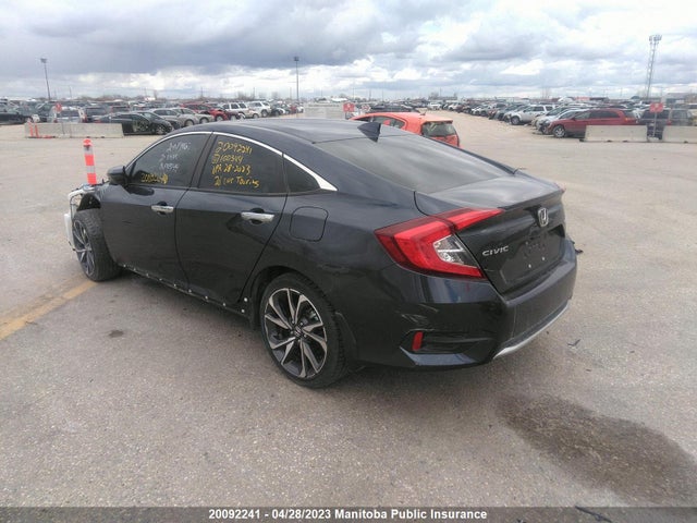 Honda Civic Touring 2020 2HGFC1F96LH100344 Image 3