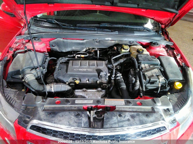 Chevrolet Cruze Lt Turbo  2012 1G1PG5SC8C7177348 Image 11