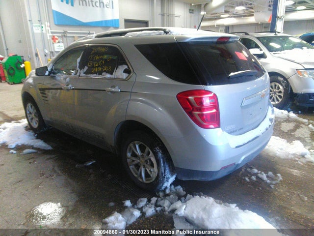 2017 Chevrolet Equinox Lt მანქანა იყიდება აუქციონზე, vin: 2GNFLFEK6H6321159, აუქციონის ნომერი: 20094860