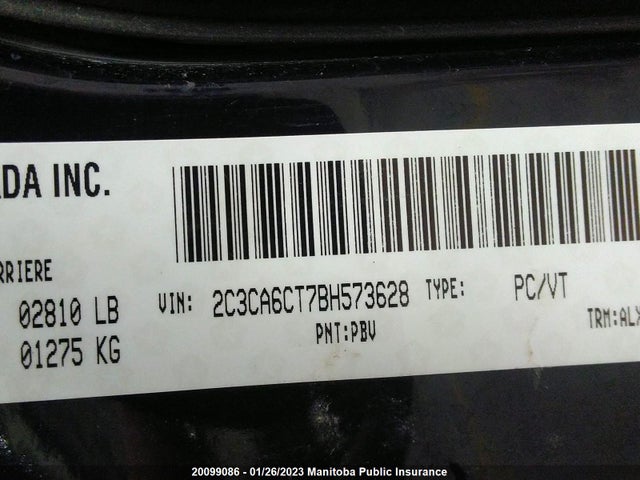 2C3CA6CT7BH573628 Chrysler 300C