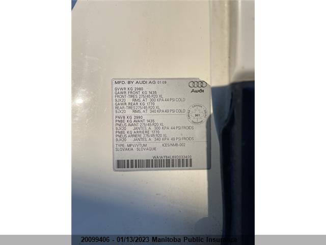 WA1AY64L89D033400 Audi Q7 V6 
