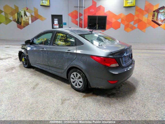 20099684 :رقم المزاد ، KMHCT4AE2HU301665 vin ، 2017 Hyundai Accent Gl مزاد بيع
