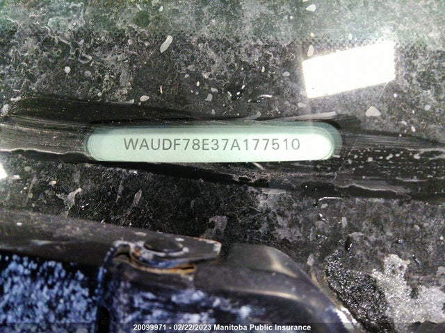 WAUDF78E37A177510 Audi A4 2.0t Quattro
