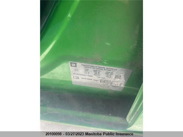 Chevrolet SONIC LT 2016 1G1JC5SH0G4115043 Image 8