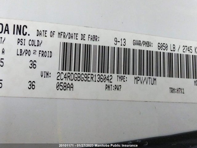 Dodge Grand Caravan 2014 2C4RDGBG9ER136042 Image 25