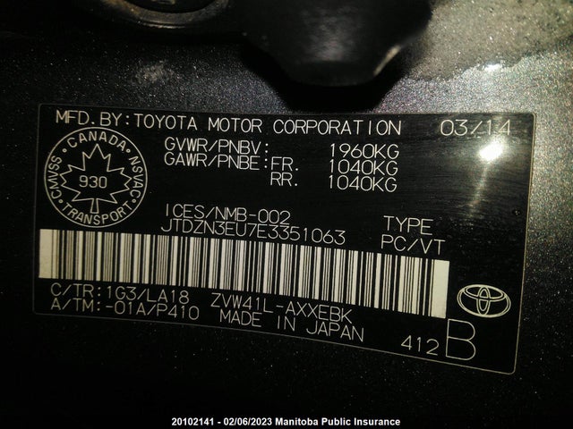 Toyota PRIUS V 2014 JTDZN3EU7E3351063 Image 9