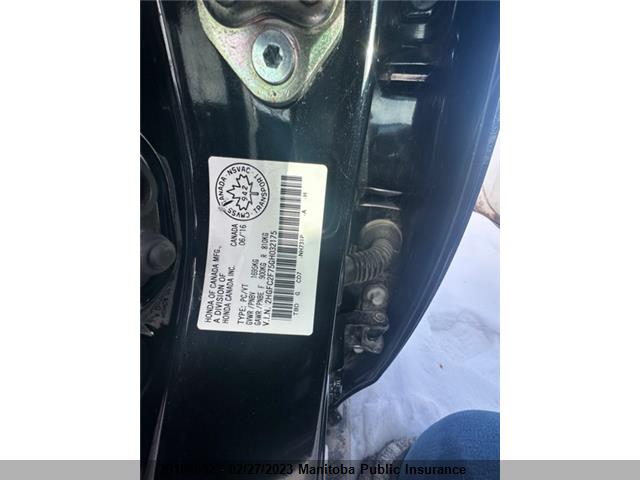 Honda k20c2 2016 2HGFC2F75GH032175 Image 25