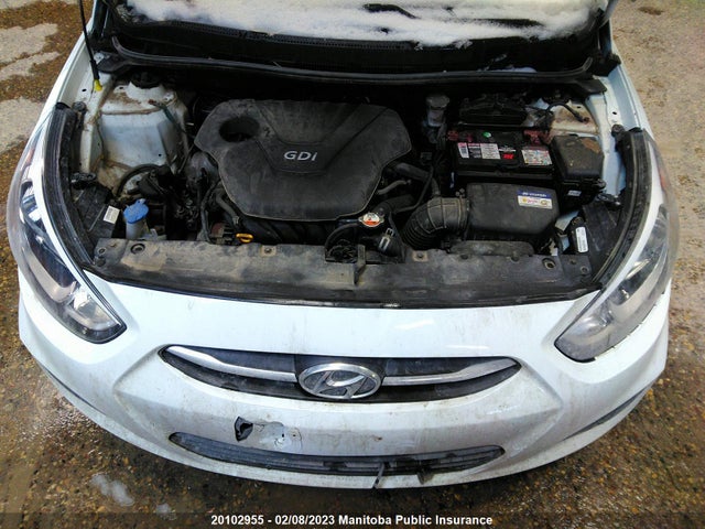 20102955 :رقم المزاد ، KMHCT5AE7GU287699 vin ، 2016 Hyundai Accent Gl مزاد بيع