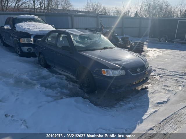 Toyota COROLLA CE 2001 2T1BR12E11C854533 main image