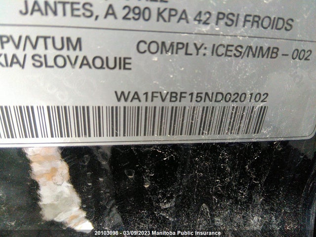 WA1FVBF15ND020102 Audi Q8 Progressiv 55 3.0 Tfsi