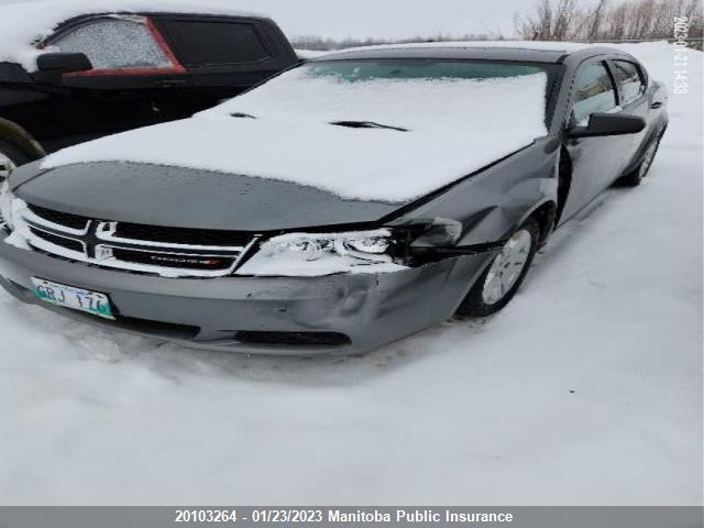 Dodge AVENGER SE 2013 1C3CDZAB4DN721280 Image 2