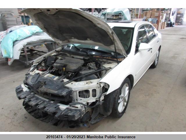 Chevrolet Impala Ltz V6  2008 2G1WU583689226225 Image 2