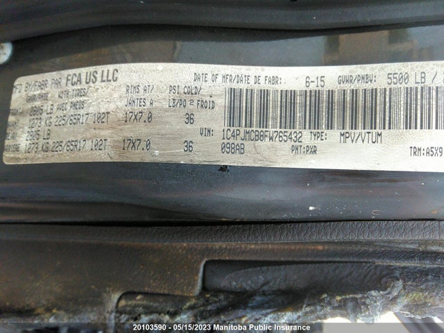 1C4PJMCB8FW765432 Jeep Cherokee North