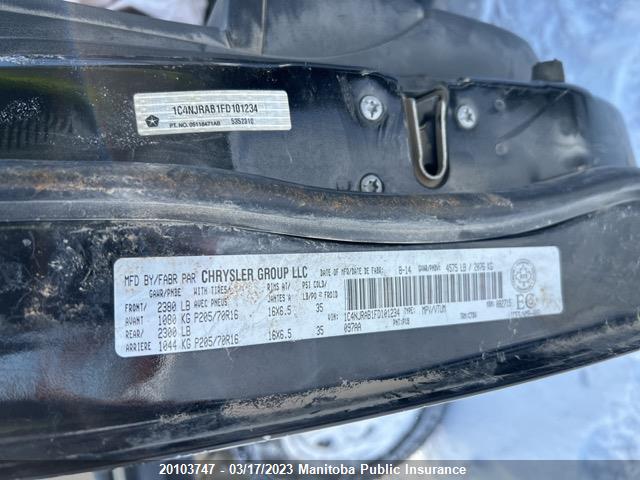 Jeep Patriot Sport 2015 1C4NJRAB1FD101234 Image 9
