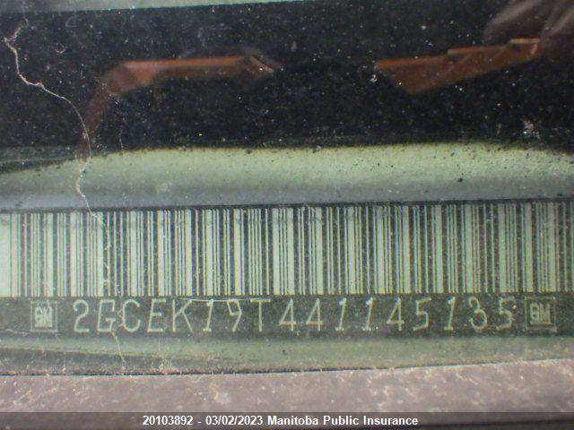 Chevrolet Silverado 1500 Ext Cab 2004 2GCEK19T441145135 Image 10