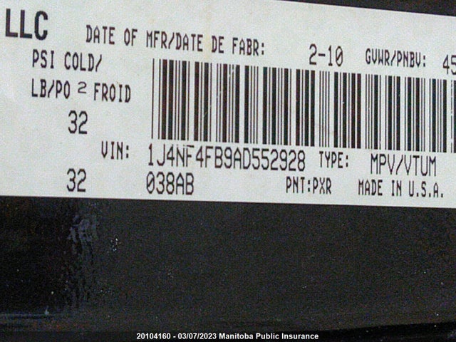 Jeep Compass Sport 2010 1J4NF4FB9AD552928 Image 10