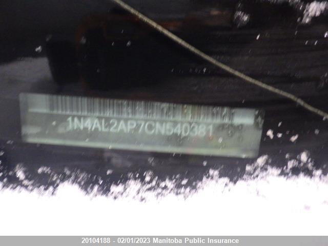 Nissan Altima 2.5 S 2012 1N4AL2AP7CN540381 Image 10