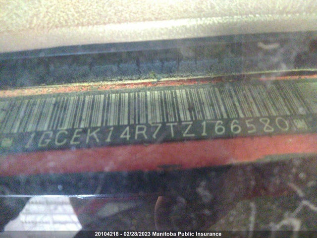 Chevrolet K/v 10/1500 Pickup  1996 1GCEK14R7TZ166580 Image 10
