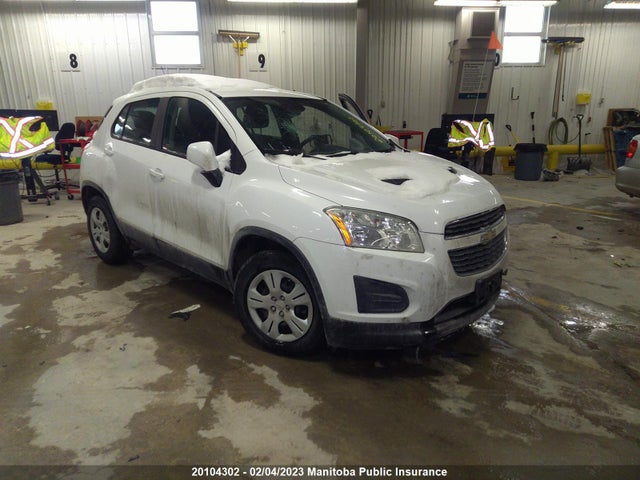 Продаж на аукціоні авто 2015 Chevrolet Trax Ls, vin: 3GNCJKSB4FL200001, номер лоту: 20104302