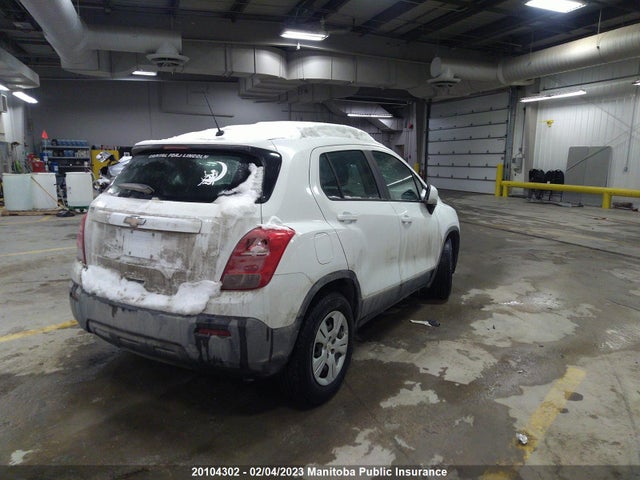 Продаж на аукціоні авто 2015 Chevrolet Trax Ls, vin: 3GNCJKSB4FL200001, номер лоту: 20104302