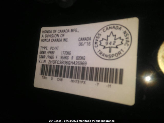 Honda Civic Ex-t 2016 2HGFC3B36GH426969 Image 10