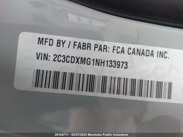 Dodge CHARGER GT 2022 2C3CDXMG1NH133973 Image 10