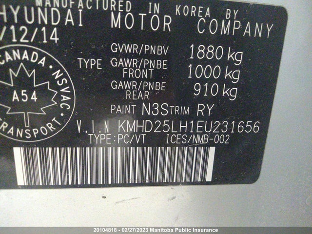 Hyundai Elantra Gt Gl 2014 KMHD25LH1EU231656 Image 10