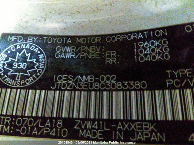 Toyota PRIUS V 2012 JTDZN3EU8C3083380 Image 10