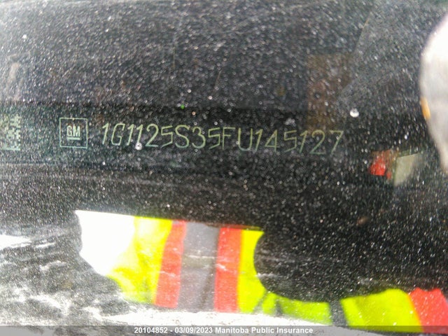 Chevrolet Impala Lt V6  2015 1G1125S35FU145127 Image 10