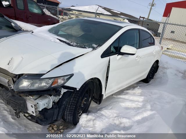 Honda Civic Ex-l 2014 2HGFB2F5XEH011255 Image 2